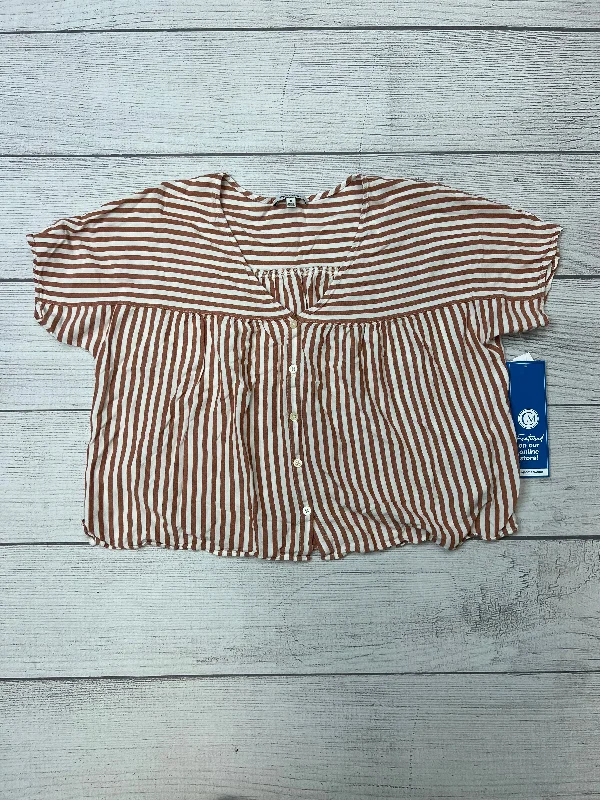 Striped Top Short Sleeve Madewell, Size M