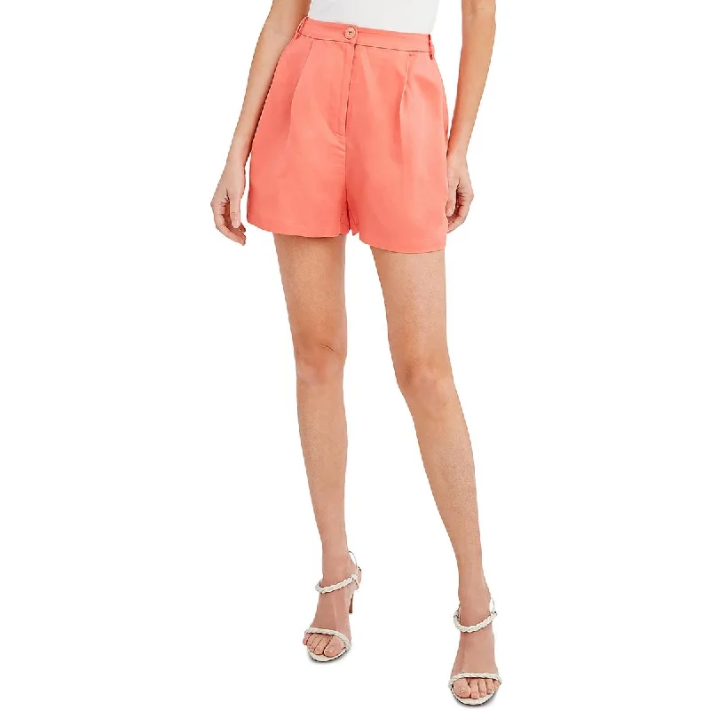 Womens High Rise Mini High-Waist Shorts