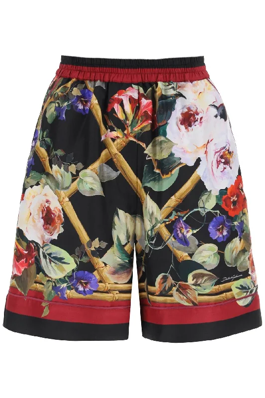 Dolce & Gabbana Women's Rose Garden Pajama Shorts