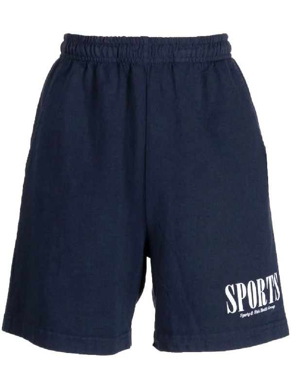 Sporty & Rich Main Women's Shorts Blue