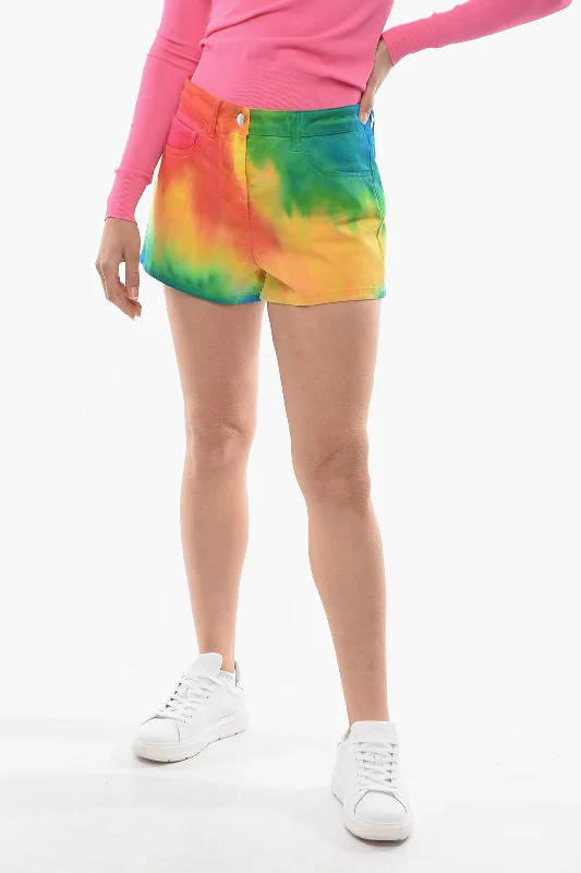 IRENEISGOOD rainbow Effect Denim Shorts M Standard size