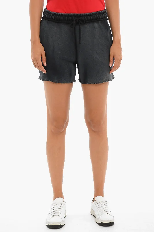 Cotton Citizen Brushed Cotton Shorts With Raw Cut Bottom Xs Standard size