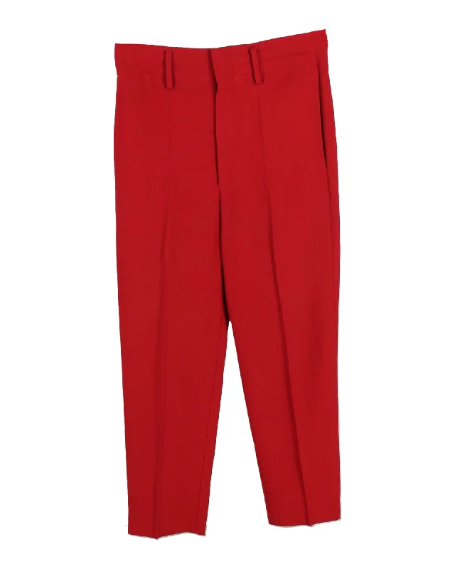 Isabel Marant Étoile Trousers in Red Cotton