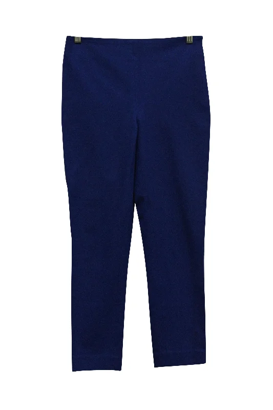 Joseph Tailored Pants in Blue Viscose