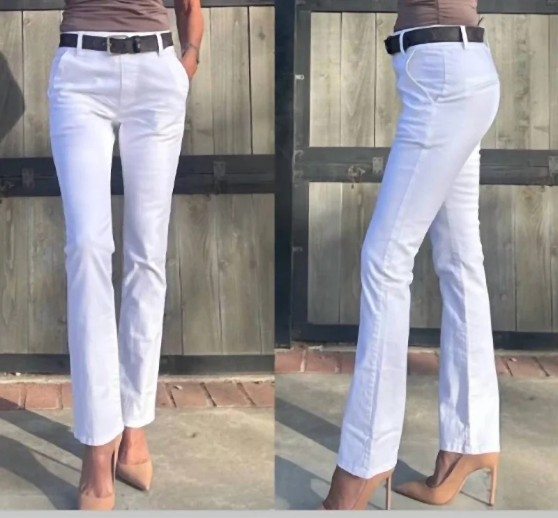 Nansi Denim In White