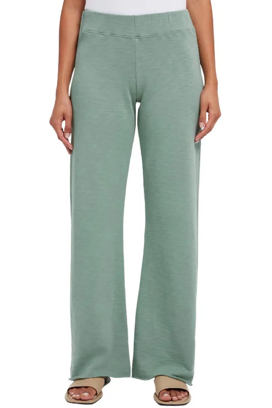 Slub Terry Pant In Sage