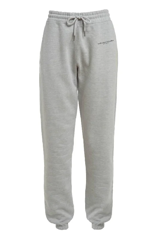 Women's Organic Cotton Jogger Pants In Grey